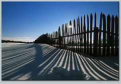 фото "Воспоминание о снеге и заборе :)"