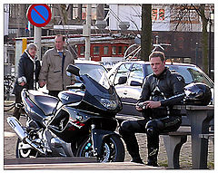 photo "Biker-photographer"
