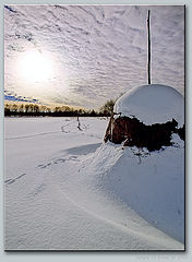 фото "Воспоминание о снеге и стоге сена! :)"