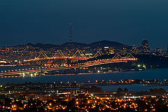 фото "Bay Bridge at night"