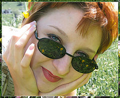 photo "Vica in dandelions"