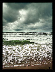 photo "Waves of bottle color."