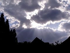 photo "Sun behind Clouds 1"