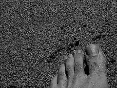 photo "Foot on the sand"