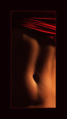 фото "Woman in red - selfportrait"