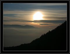 photo "Foggy Sunset"