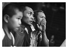 photo "Thai Boxing fans"