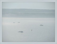 photo "- in a fog behind the river -"