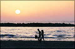 photo "Meeting on the sunset"