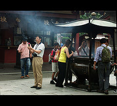 photo "Japan. A Temple. A pray."