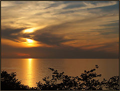 photo "Sunset in a high foreshortening"
