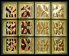 photo "glass bricks wall"