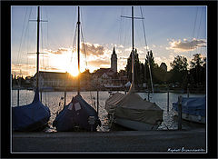 фото "Sunset over Romanshorn"