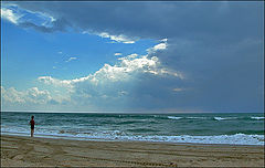 photo "First once on sea"