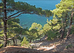 photo "Above the Blue chasm"