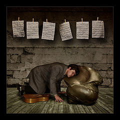 photo "A musician looking for his ear"