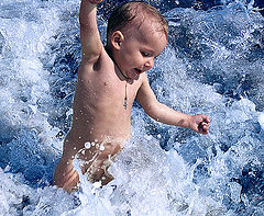 photo "The first wave in a life"
