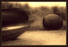photo "Remains of old bays"