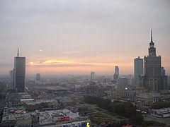 фото "Sunset over Warsaw"