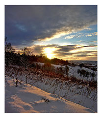 photo "Winter sunset"
