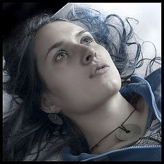фото "Girl with blue hair"