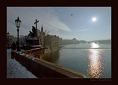 фото "Солнце над Влтавой"