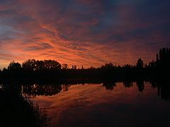 photo "Sunset over Volga"