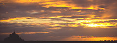 photo "Mt. St. Michel sunset"