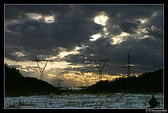 photo "Spring through holes of clouds..."