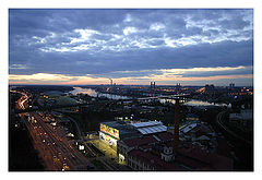 photo "belgrade sunset"