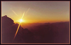 photo "sunrise at Sinai"