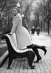 фото "о скамейках, фонарях и бабушках"