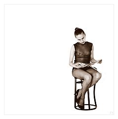 photo "To read a magazine."
