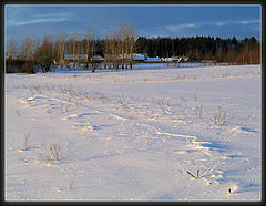 photo "Sunset in a Village"