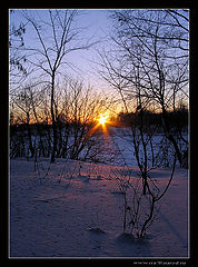 photo "Зимний закат..."