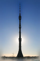 photo ""Eclipse";) (the Ostankinskaja television tower)."