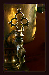 photo "Old russian teapot in museum"