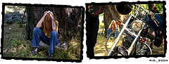 photo "the girl & the wolf"