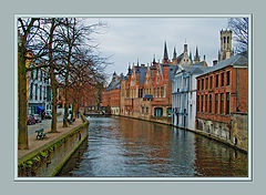 photo "Winter day in reflection of channels..."