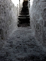 photo "Snow and Stairs..."