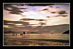 фото "Sailing at the sunset"
