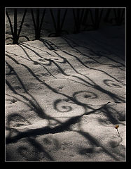 фото "Узор на снегу"