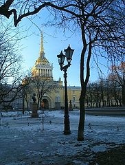 photo "April etude in Aleksandrovsky garden"