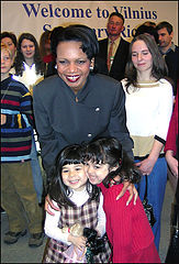 photo "US Secretary Doc.C.Rice visiting Vilnius"