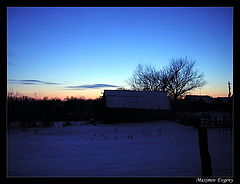 photo "Cold winter evening"