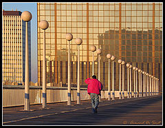 photo "Red walker in the sunset"