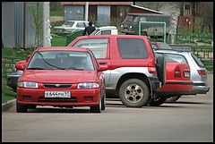 photo "three red auto"