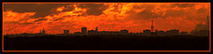 photo "Fire above city"