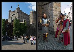 фото "Средневековый замок и современная "стража""