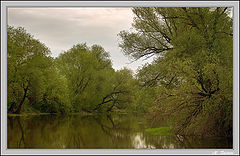 photo "Evening on an old dam."
